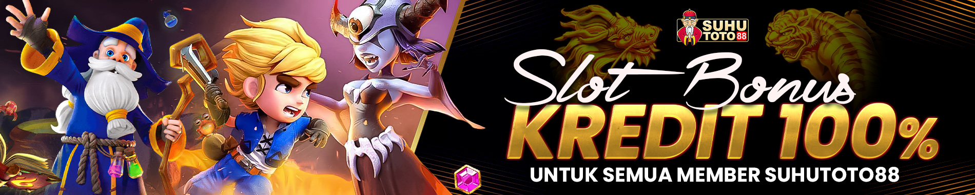 Slot Games Bonus Kredit 100%